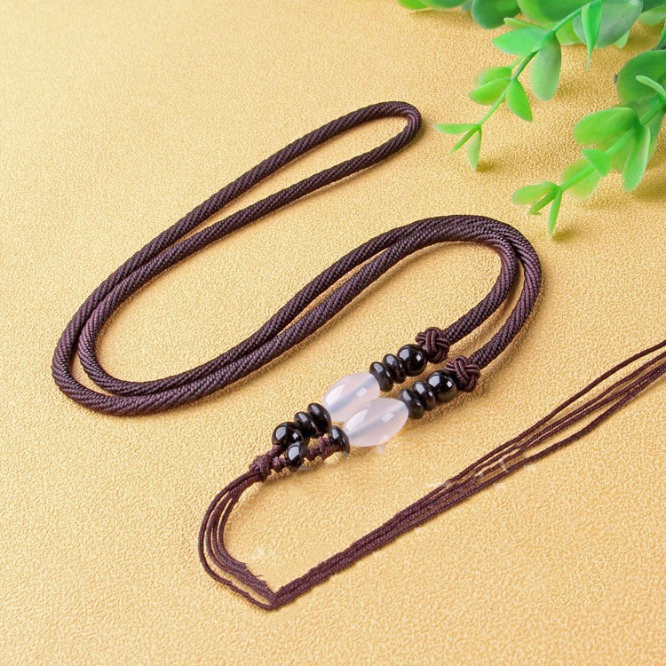 Braided Multicolor Neck Cord