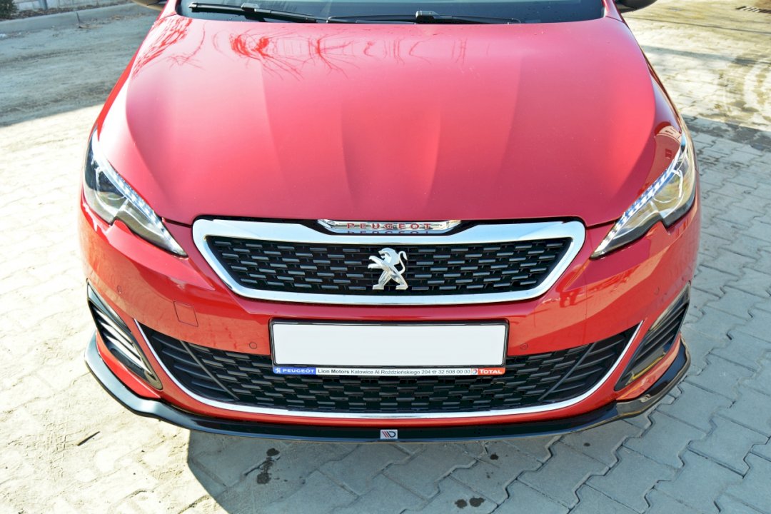 Maxton Design - Aftermarket  FRONT SPLITTER V.1 PEUGEOT 308 II GTI