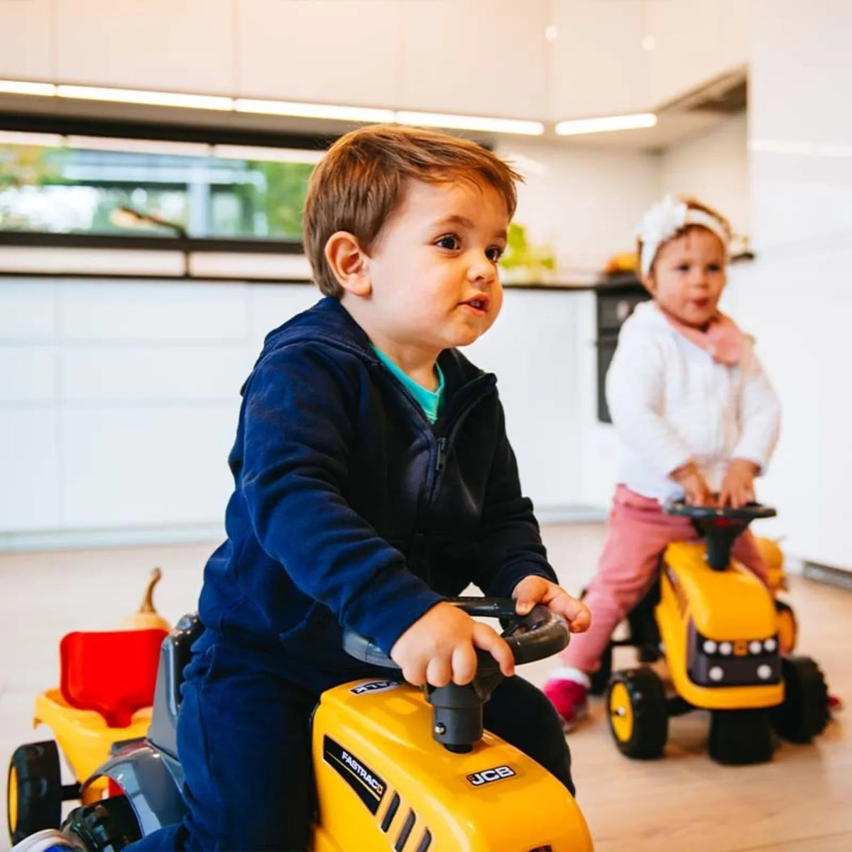 Falk Baby JCB Ride On Tractor with Trailer