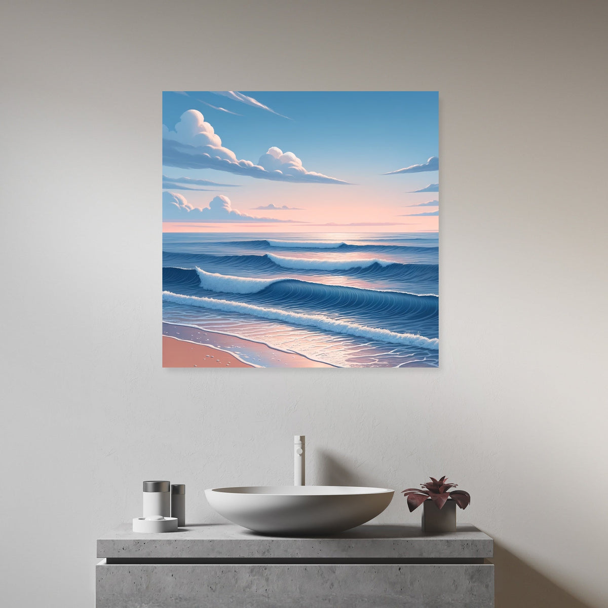 Tranquil Seascape Canvas