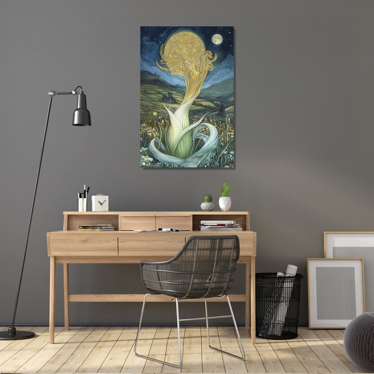 Mystical Leek Canvas