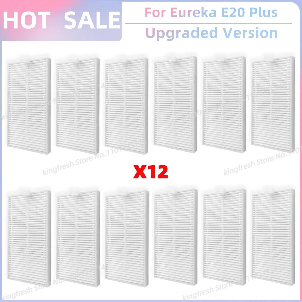 Fit For Eureka E20 Plus Vacuum Replacement Parts Side Brush Hepa Filter Mop Cloth Accessories