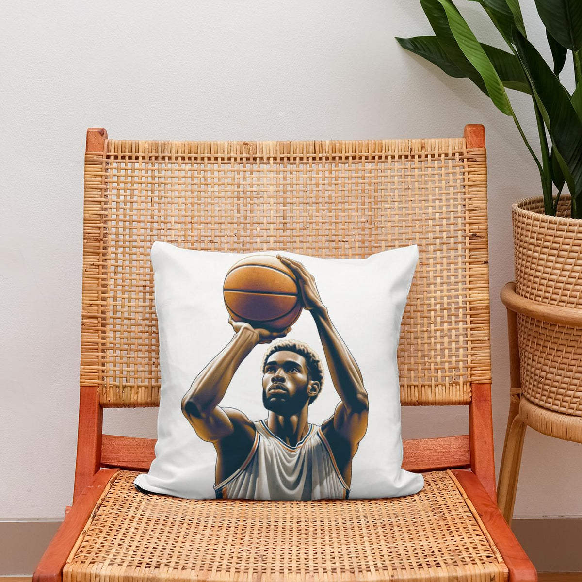 Free Throw Focus Cotton Cushion