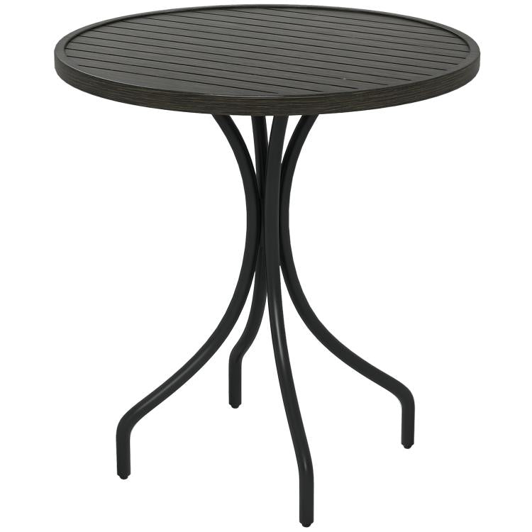 Φ66cm Galvanised Steel Garden Table - Grey