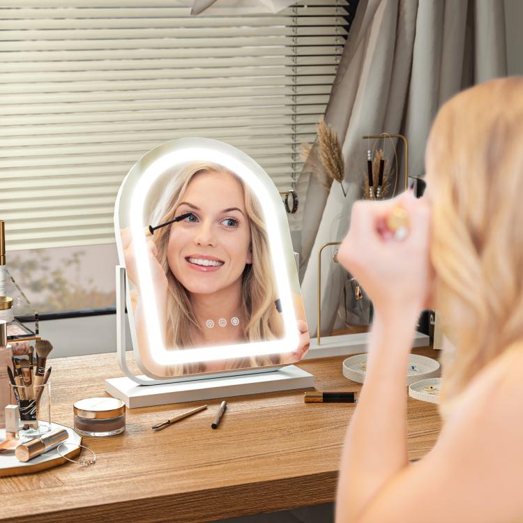 33 x 44.5cm LED Vanity Mirror - White
