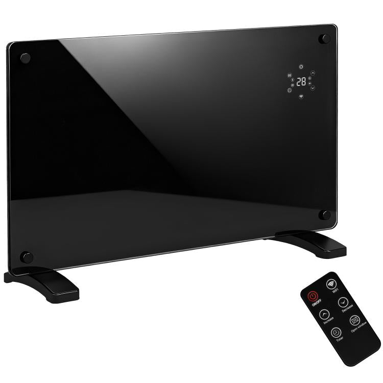 1500W 5-35℃ Smart Control Heater - Black