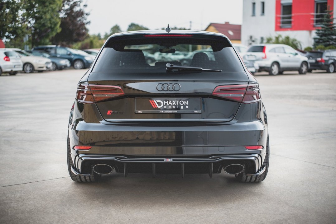Maxton Design - Aftermarket  REAR VALANCE V.2 AUDI RS3 8V SPORTBACK FACELIFT (2017-UP)