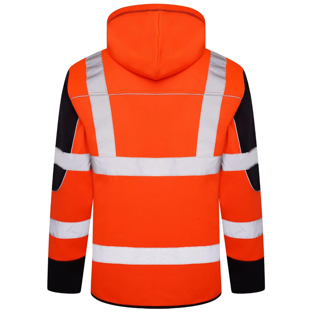 Mens AV044 Hi Vis Workwear Zip Hoodie