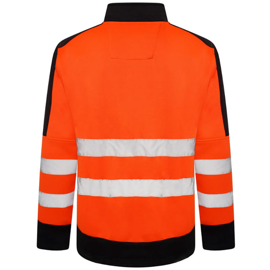 Mens AV050 Hi Vis Workwear High Neck Jacket