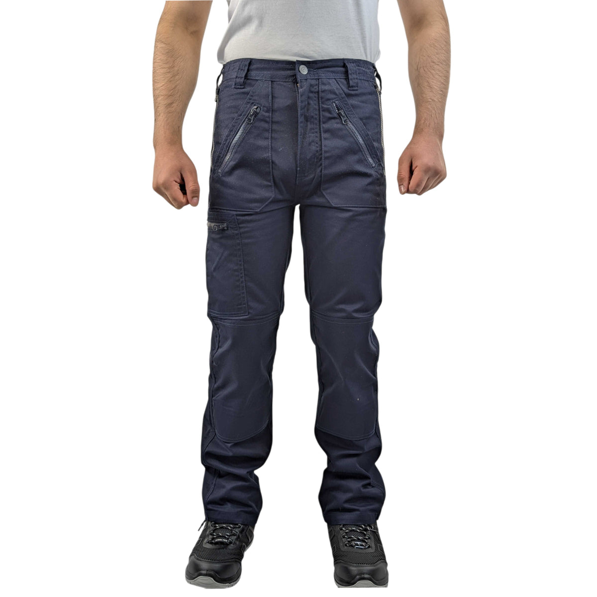 Mens Durable Cargo Action Work Trousers
