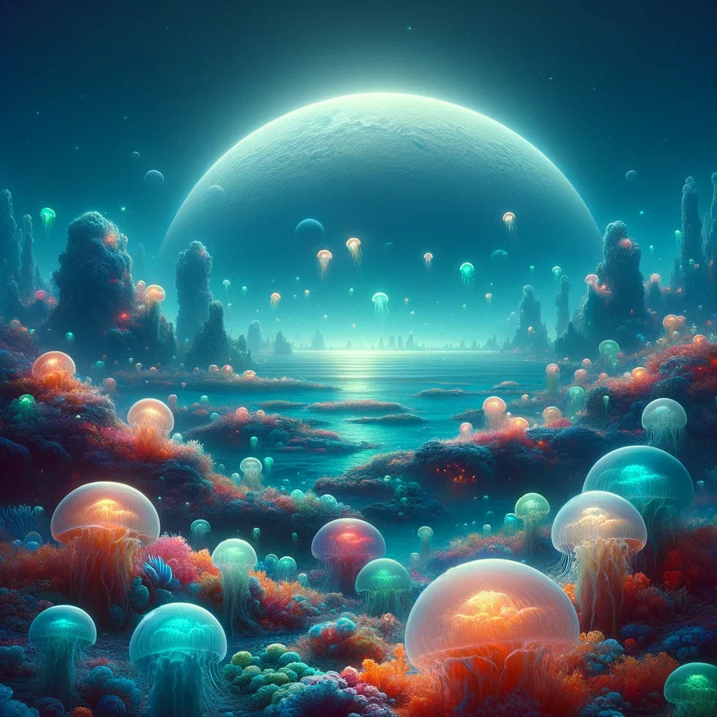 Alien Ocean Canvas