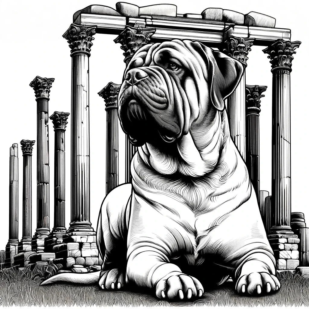 Ancient Guardian Bullmastiff Canvas