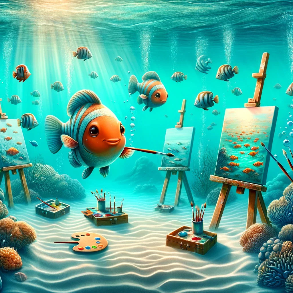 Aquatic Artistry Canvas