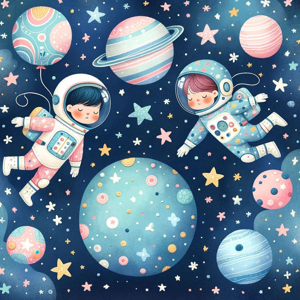 Astronaut Adventures Cotton Cushion