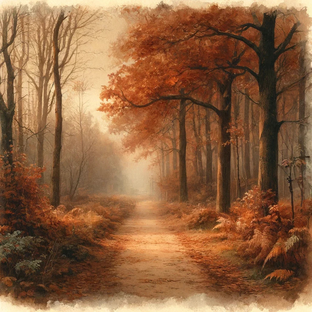 Autumn Pathway Canvas