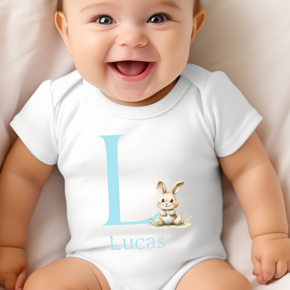 Personalised 1st Birthday Gold Balloon Gift Hamper Baby Gift Box - Teddy & Vest