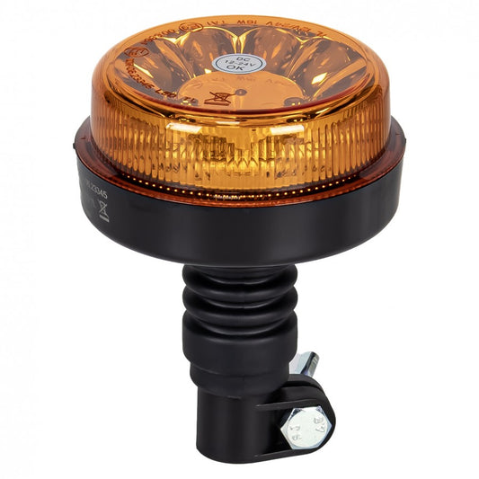 Truck LED ECE R65 LED Low Profile Flashing Beacon Amber - Flexi DIN