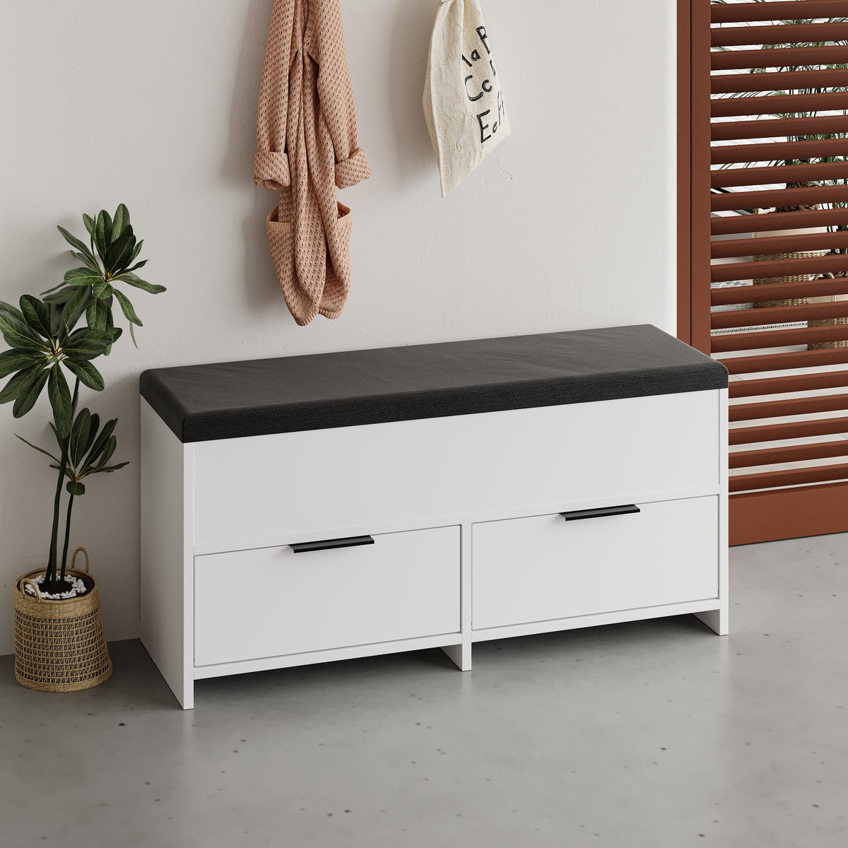 Cove Modern Shoe Storage Bench