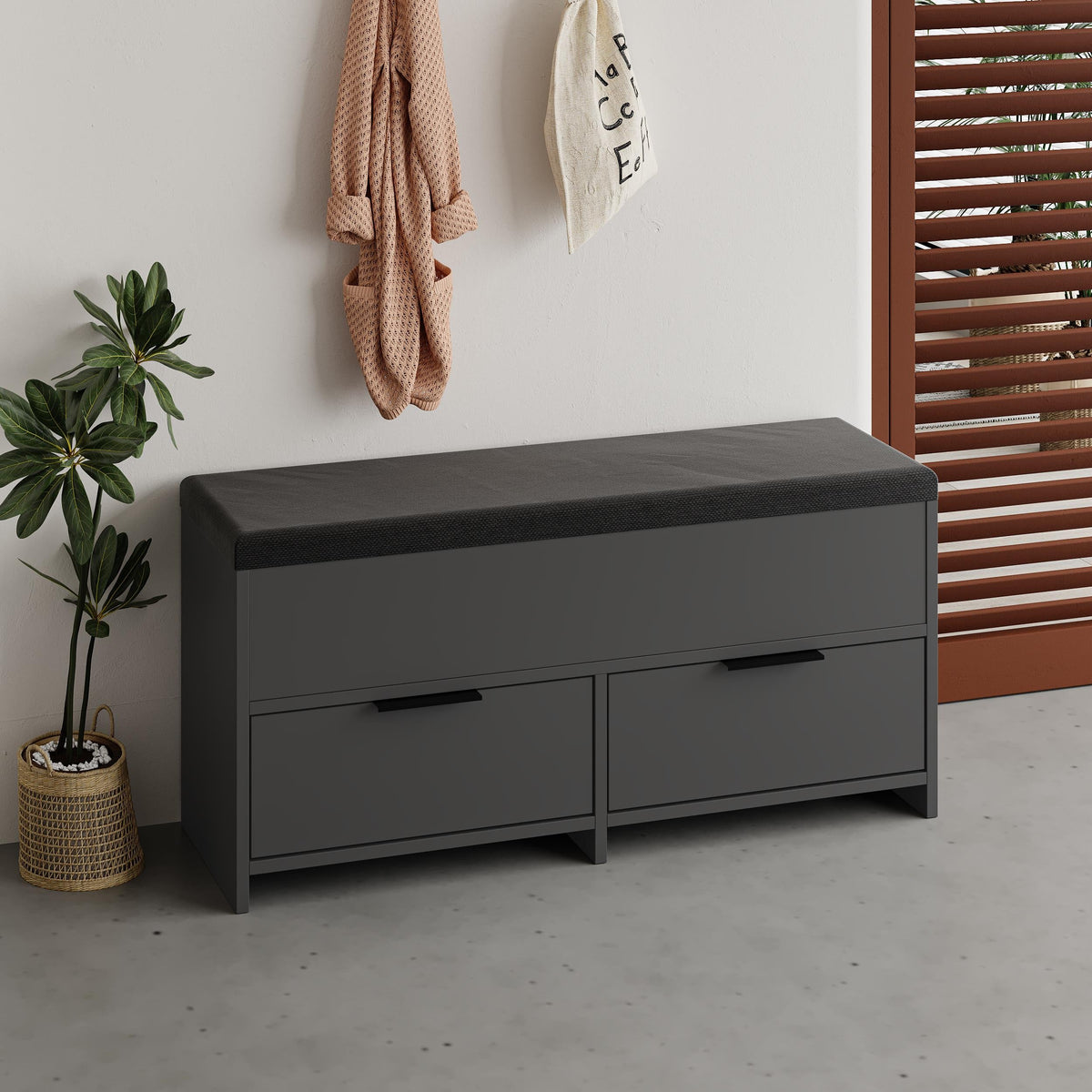 Cove Modern Shoe Storage Bench