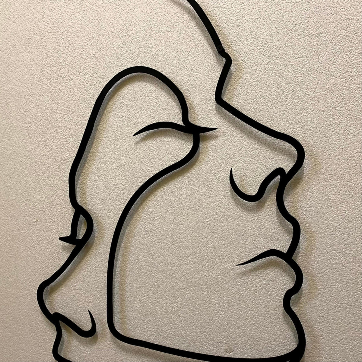 Metal Wall Art -Two Face 95x53 Cm