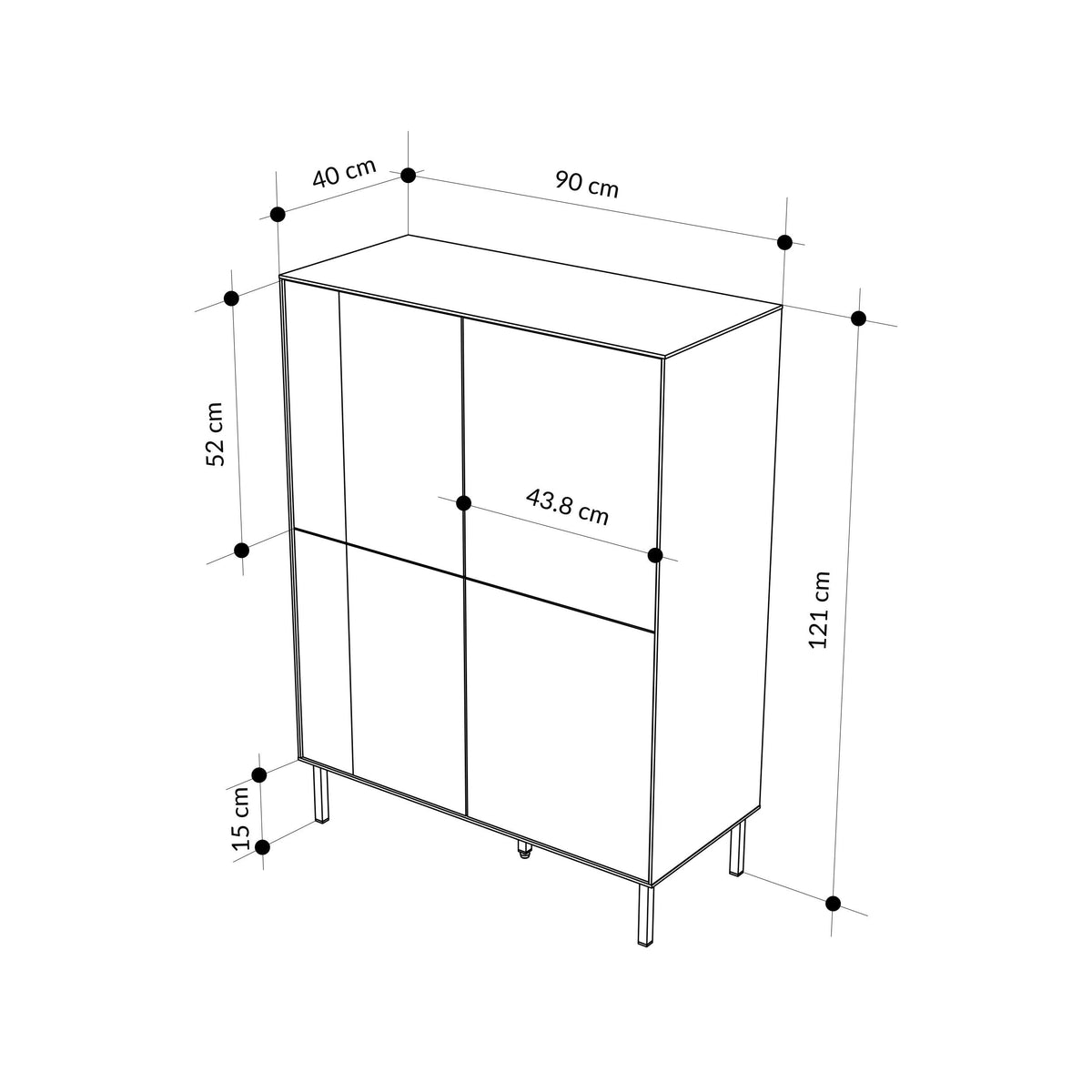 Vena Multipurpose Cabinet-Sideboard