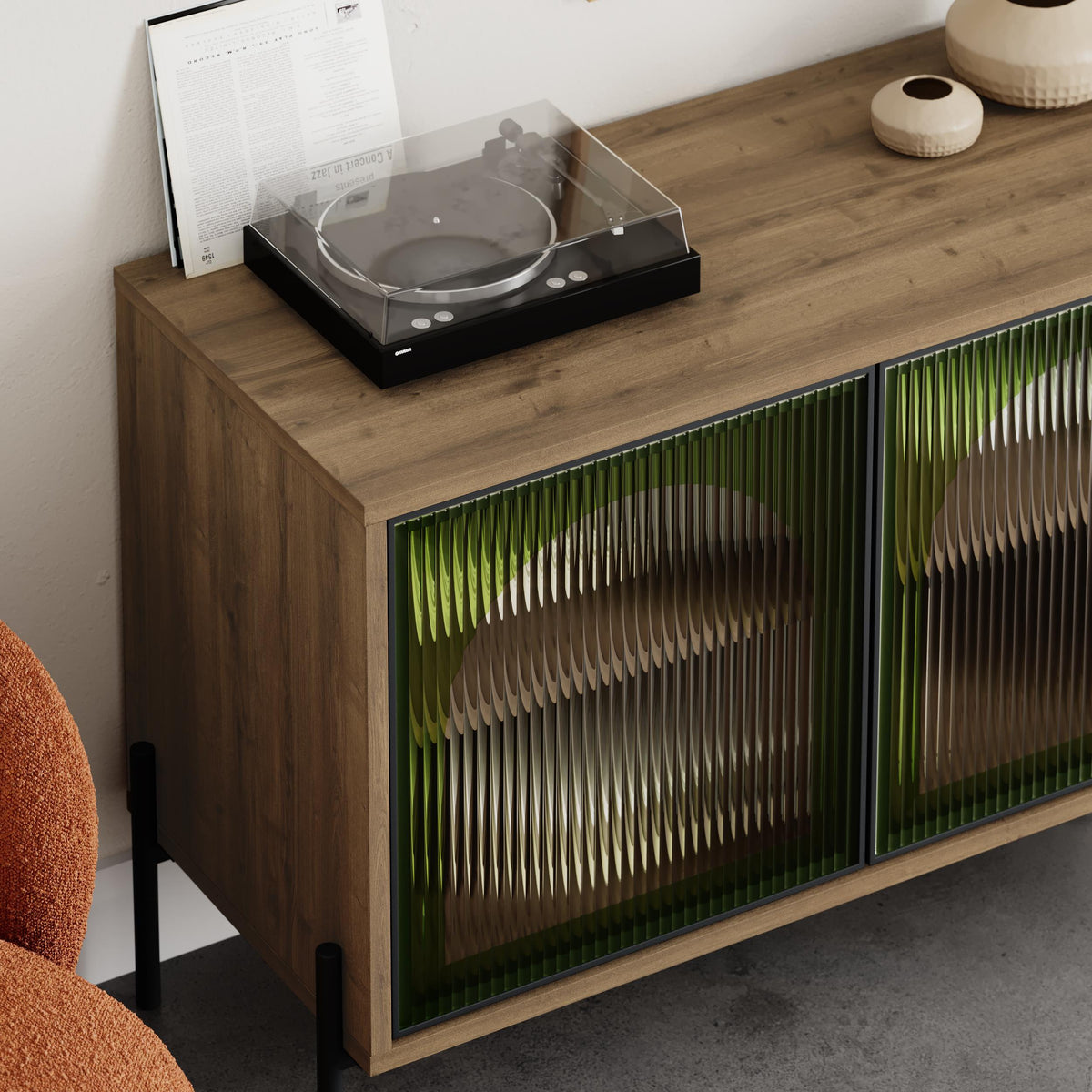Robinson Buffet Cabinet 94cm Dark Oak Effect