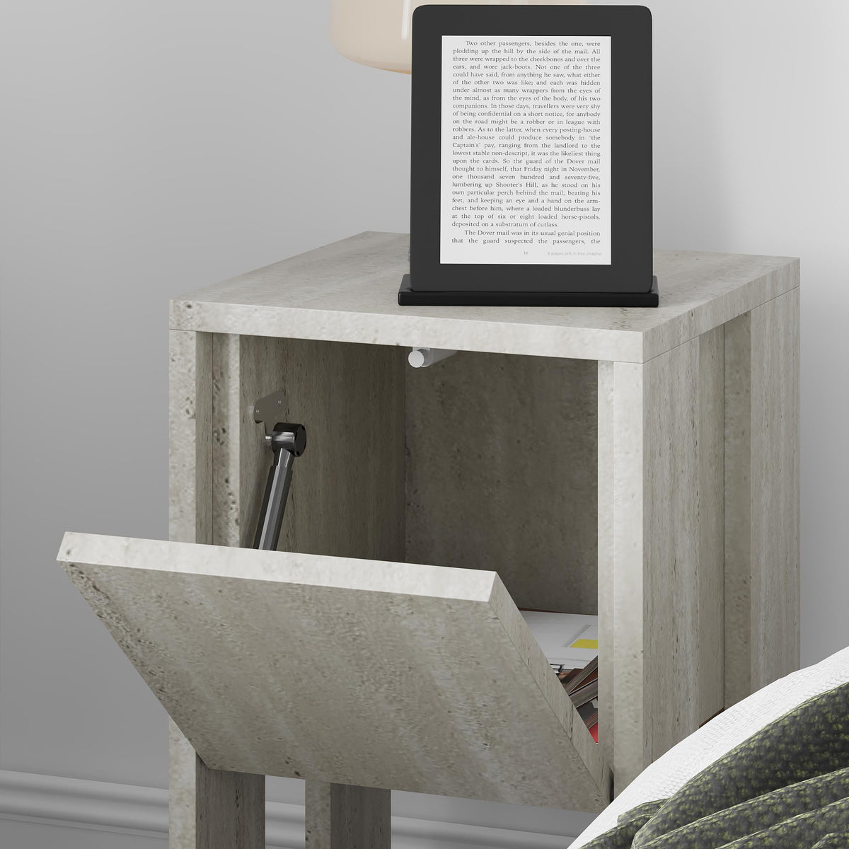 Ema Modern Bedside Table Bedroom Furniture 30cm Width