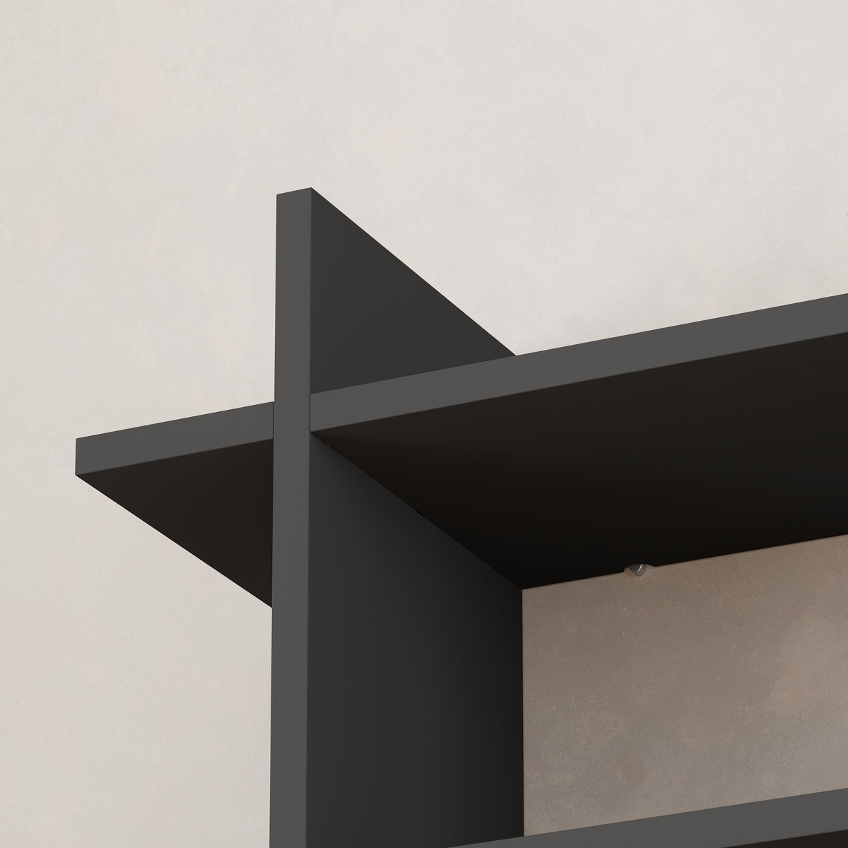 Paralel Wall Bookcase 70cm – 2-Tier Wall Mounted Bookcase Display Unit