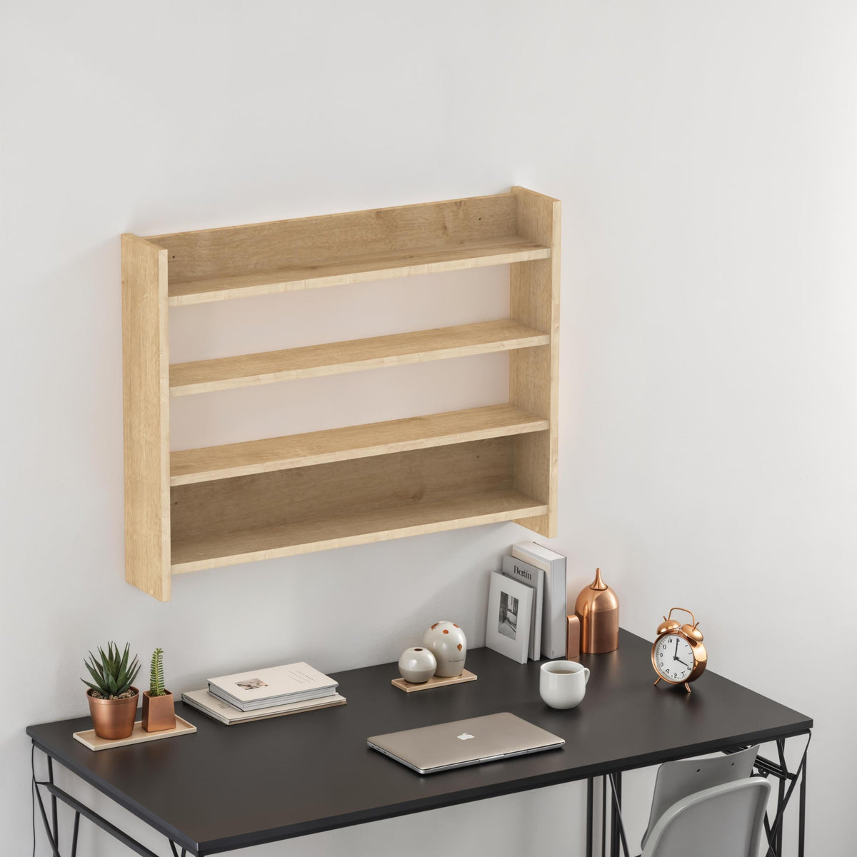 Lane 4-Tier Wall Shelf 85 x 15 x 66 cm