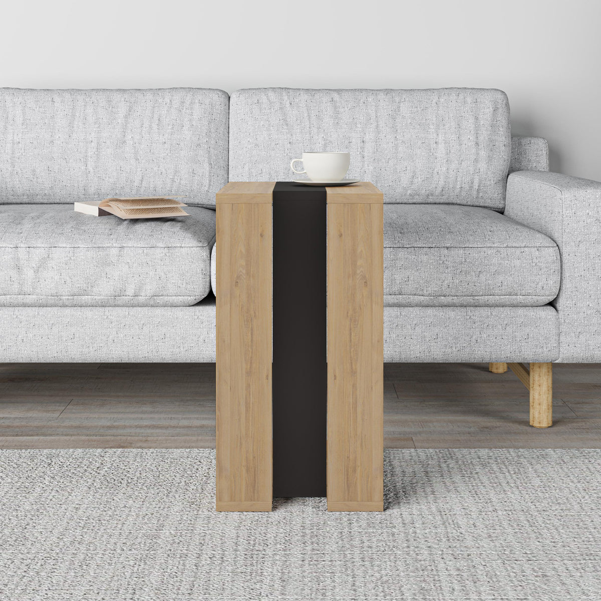 Muju Modern C Shape Table Multipurpose H 57cm