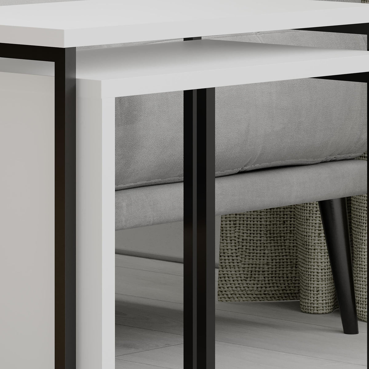 Zigosh Modern Nesting Side Table Set