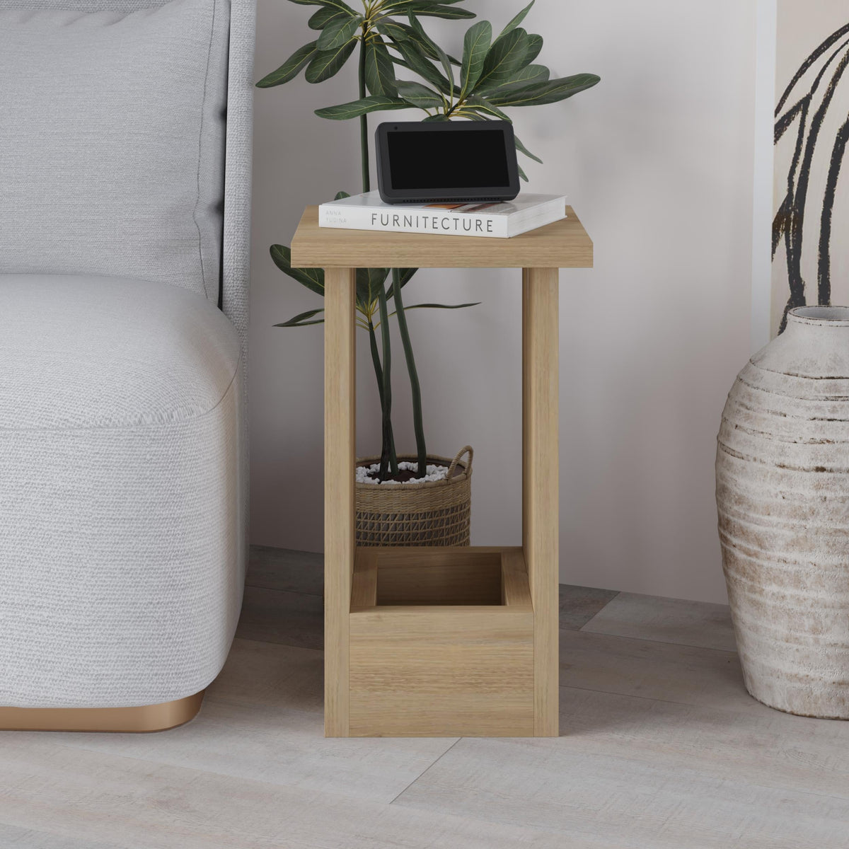 Tasos Side Table – Modern Compact Side Table for Bedside & Sofa