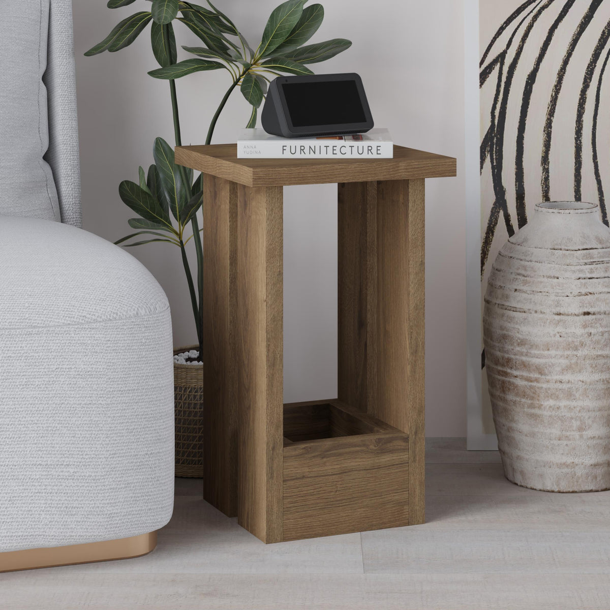 Tasos Side Table – Modern Compact Side Table for Bedside & Sofa