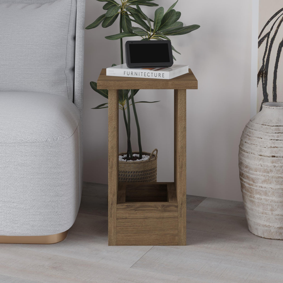Tasos Side Table – Modern Compact Side Table for Bedside & Sofa
