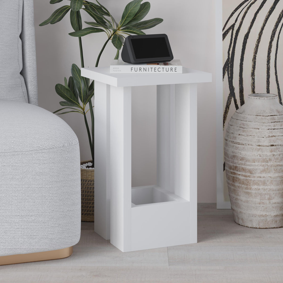 Tasos Side Table – Modern Compact Side Table for Bedside & Sofa