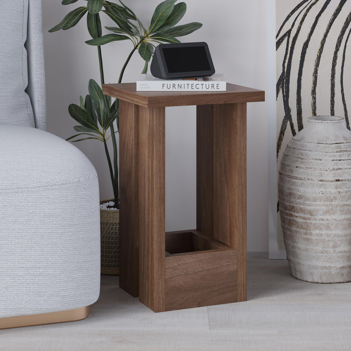 Tasos Side Table – Modern Compact Side Table for Bedside & Sofa