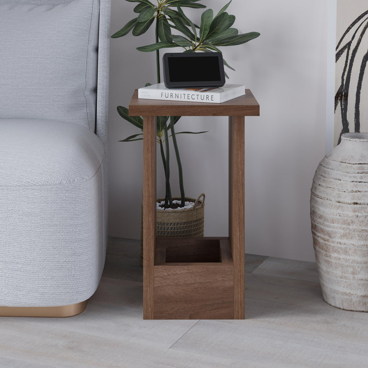 Tasos Side Table – Modern Compact Side Table for Bedside & Sofa