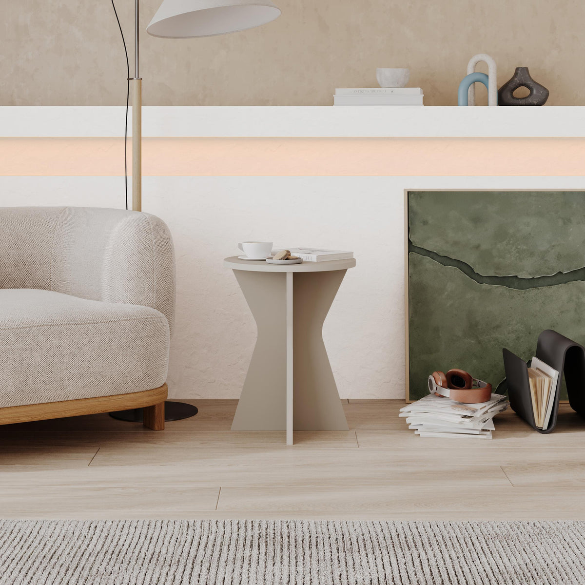 Lisa Modern Side Table – Compact Accent Table