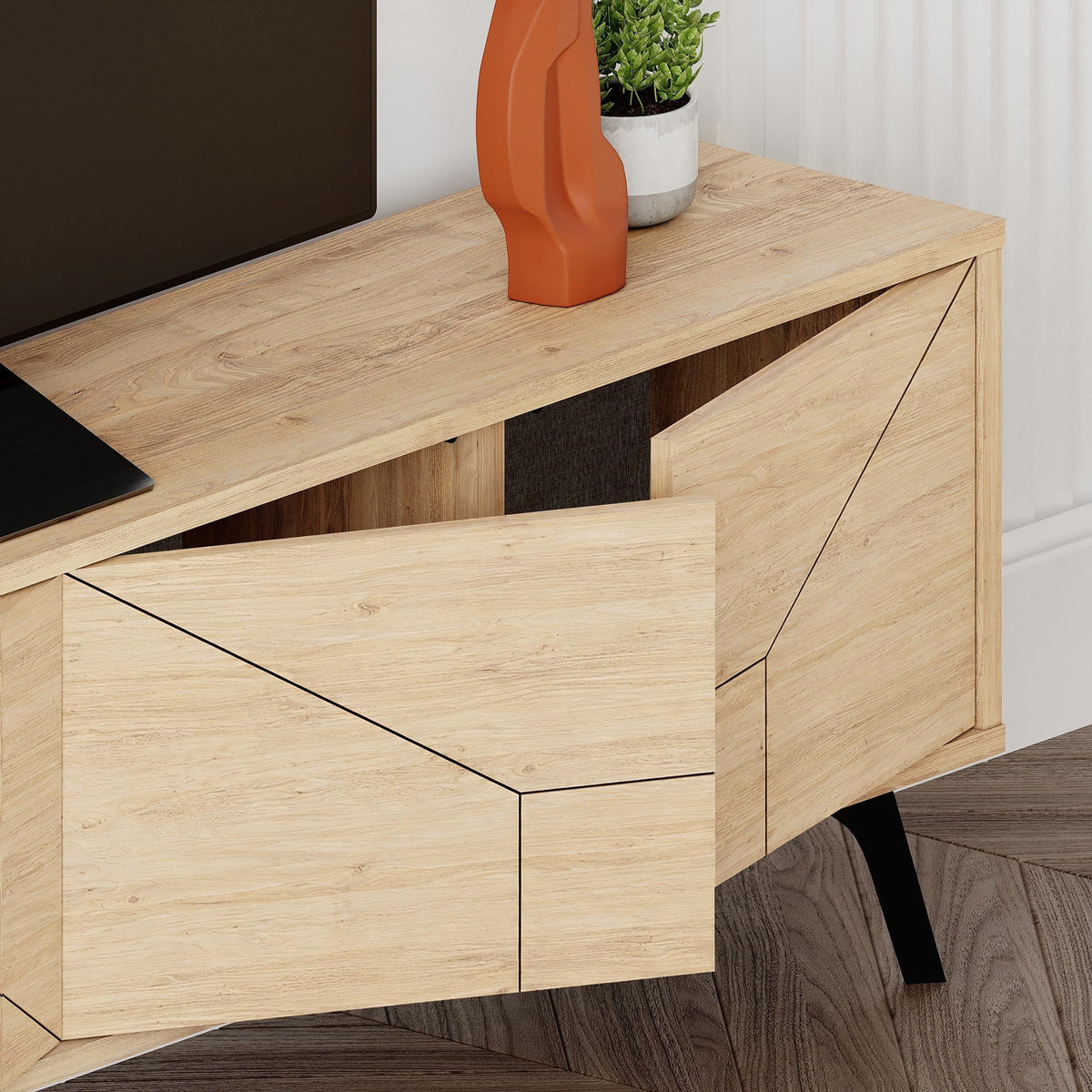 Dune Modern TV Stand With Storage Cabinet 180cm