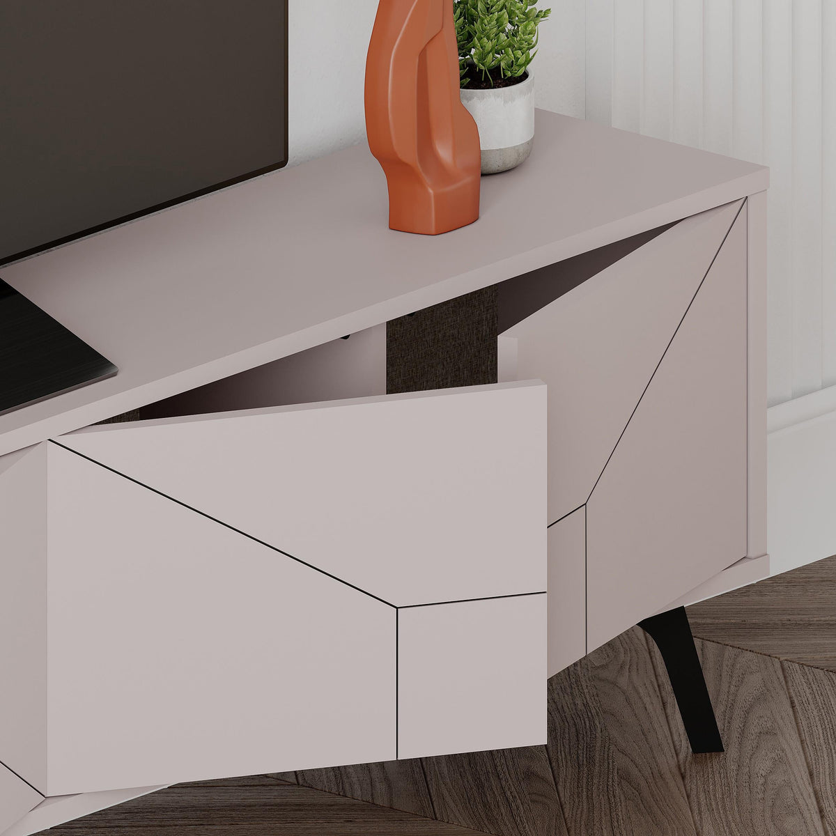 Dune Modern TV Stand With Storage Cabinet 180cm