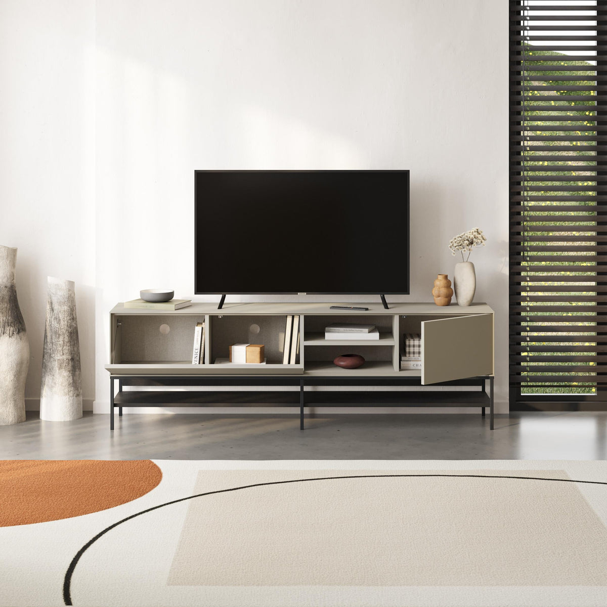 Amira TV Unit – Modern TV Stand with Storage – Multiple Colours