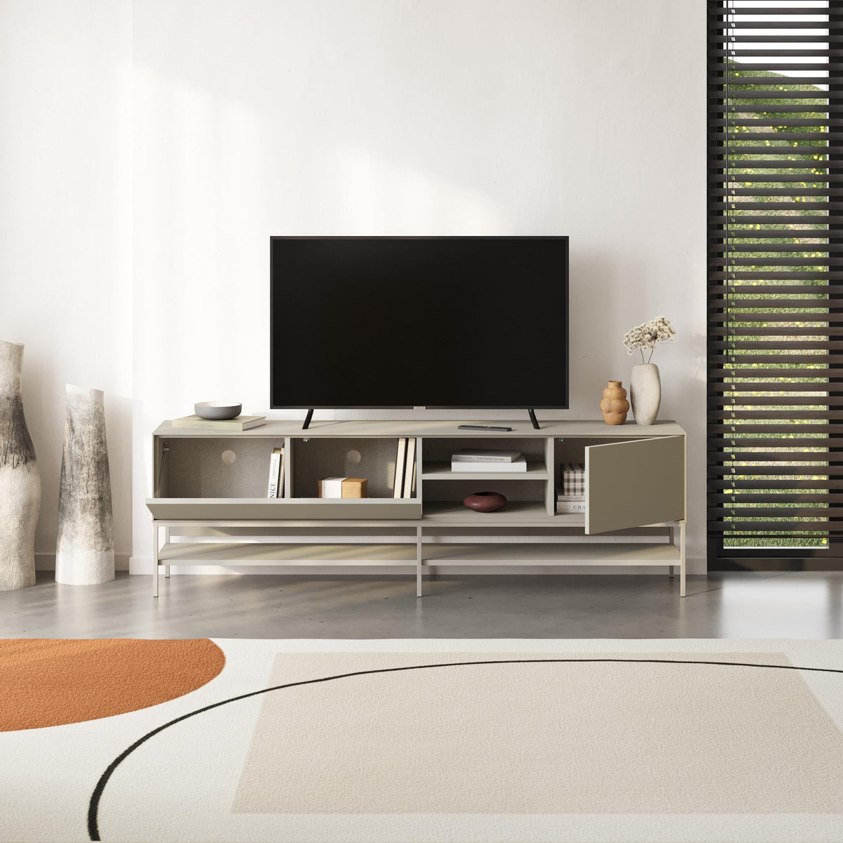 Amira TV Unit – Modern TV Stand with Storage – Multiple Colours