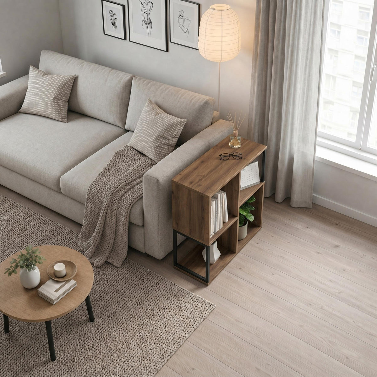 Bolton Mini Bookcase Side Table