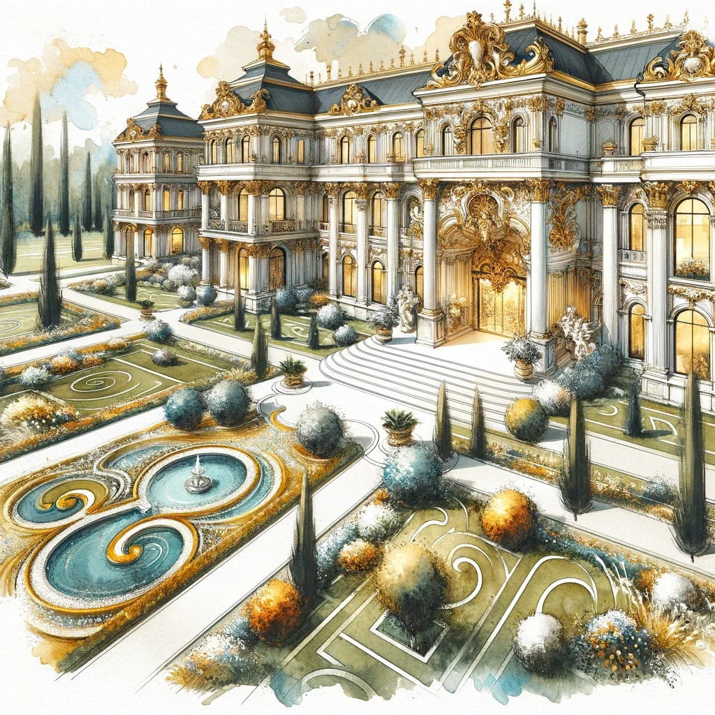 Baroque Minimalist Canvas