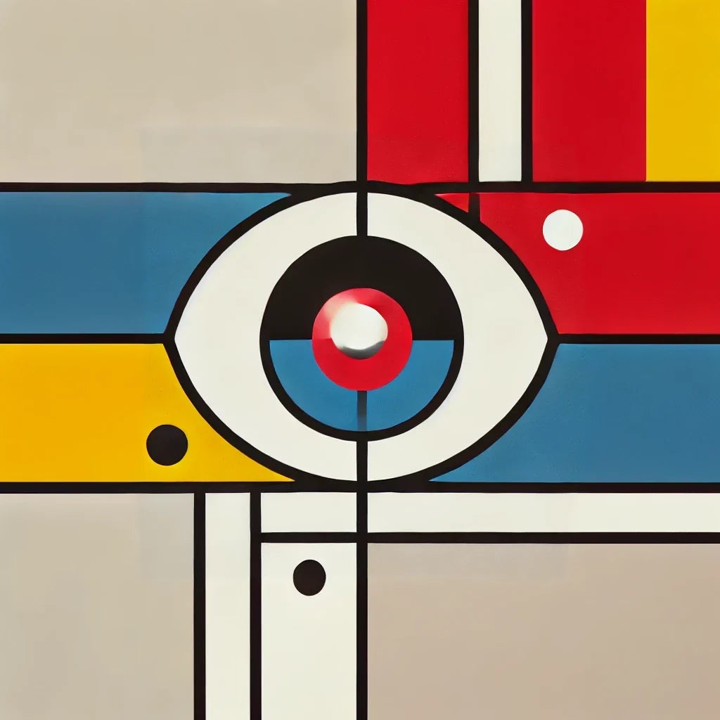 Bauhaus Eye Canvas