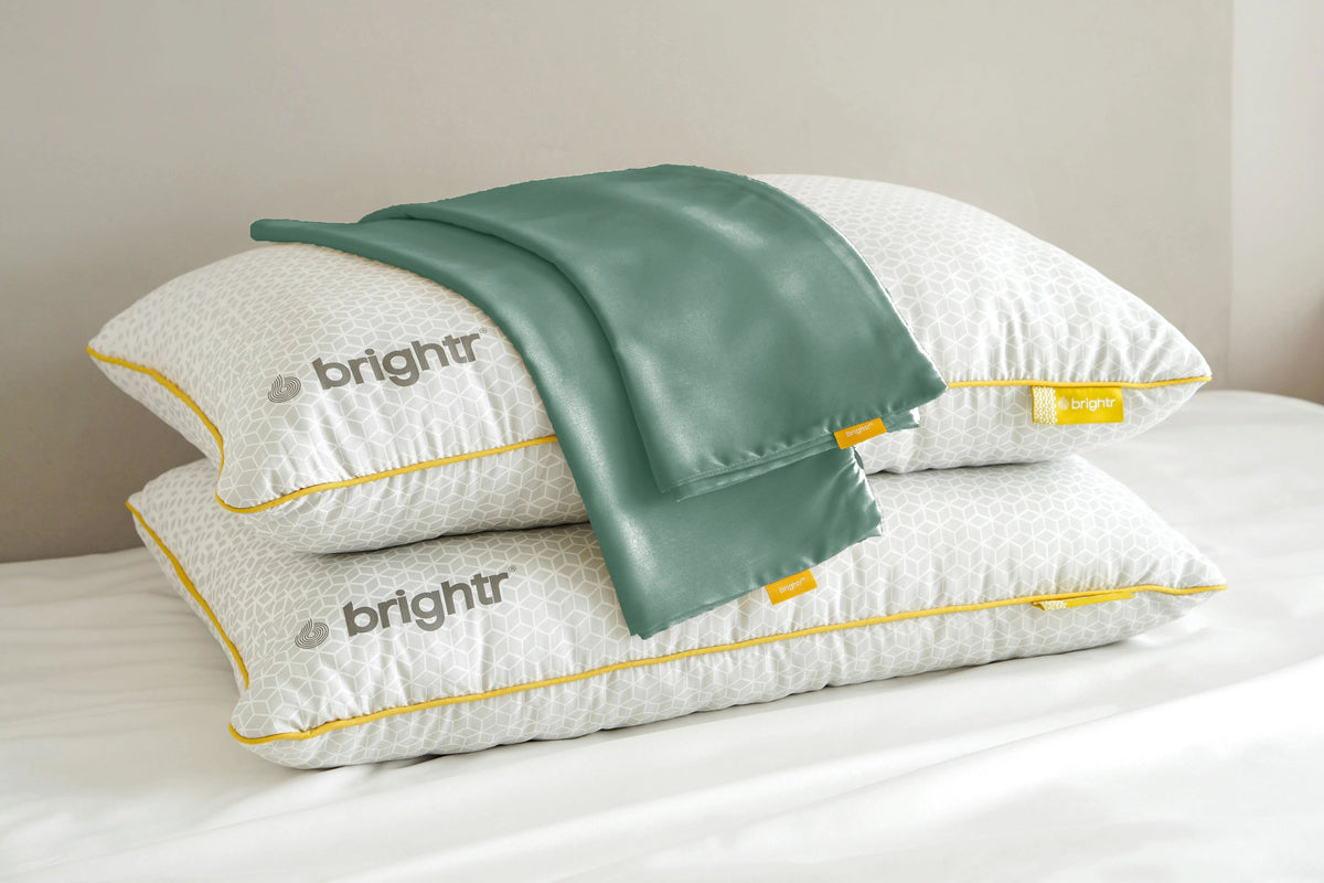 Brightr® Stella pillow & Copper pillowcase bundle