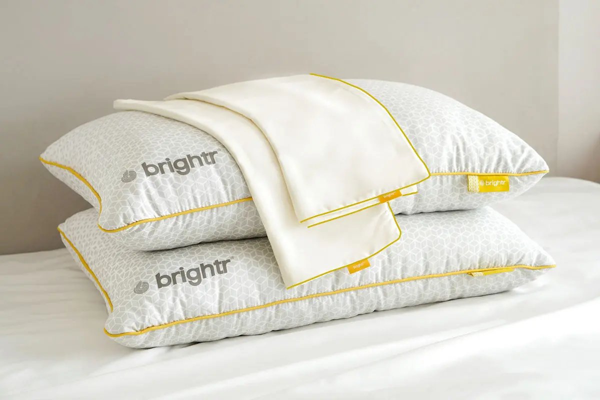 Brightr® Stella pillow & Copper pillow protector bundle
