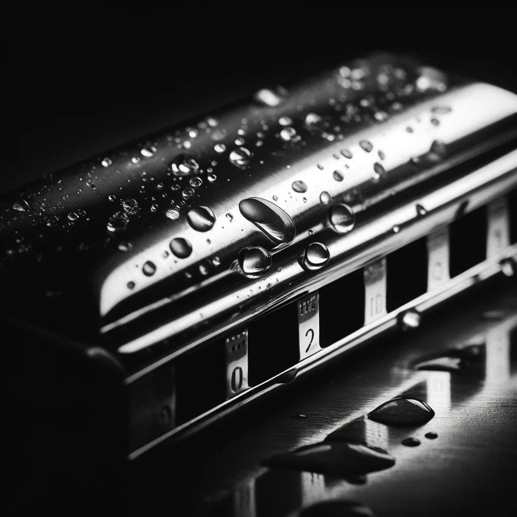 Blues Droplets Canvas