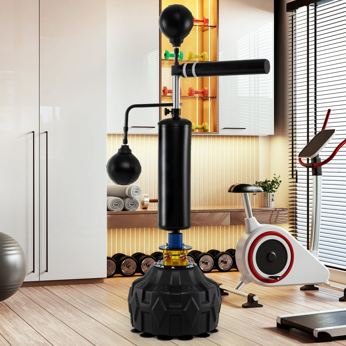 Boxing Speed Trainer Freestanding 360° Spinning Bar