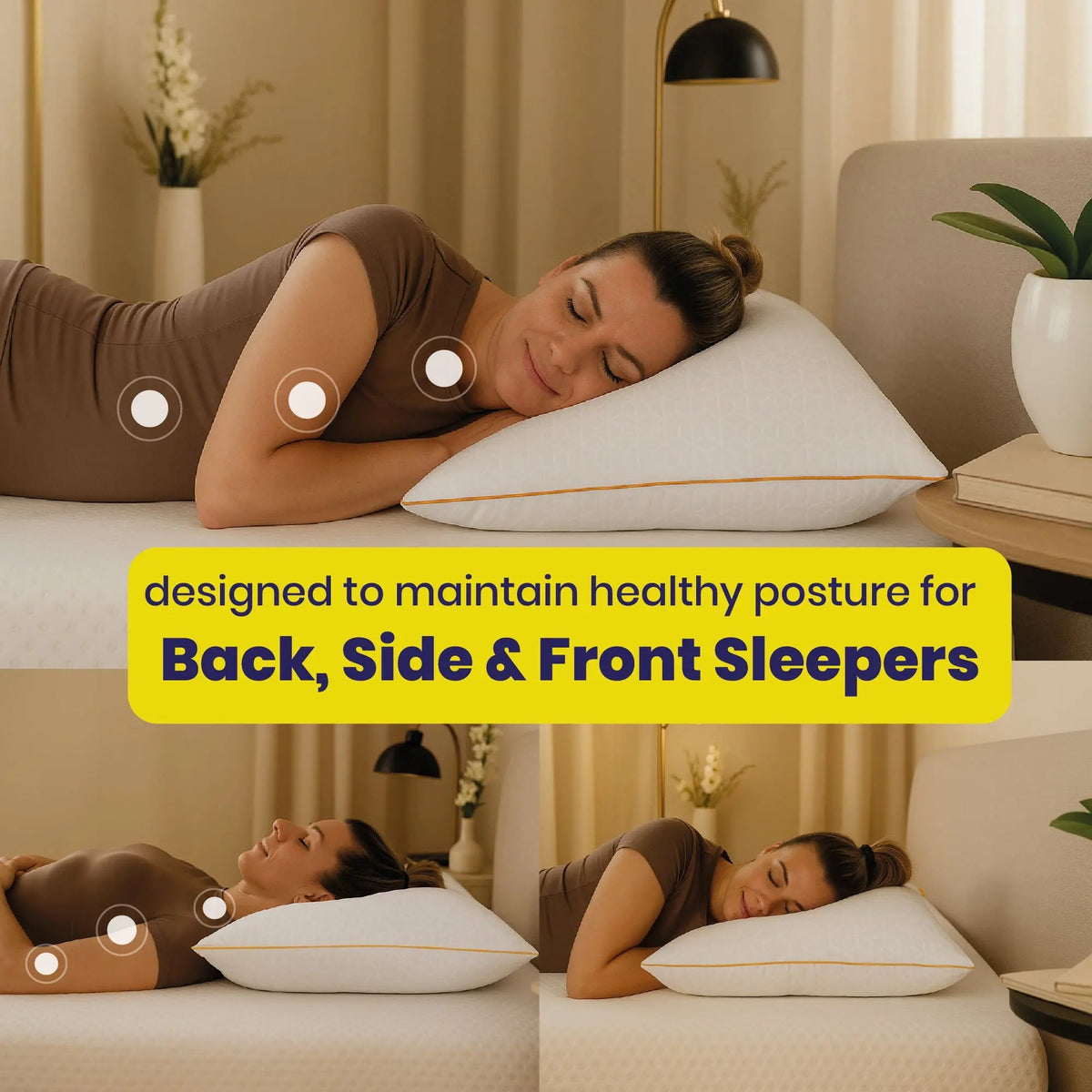 Brightr Stella The Best Pillow for Neck & Shoulder Pains